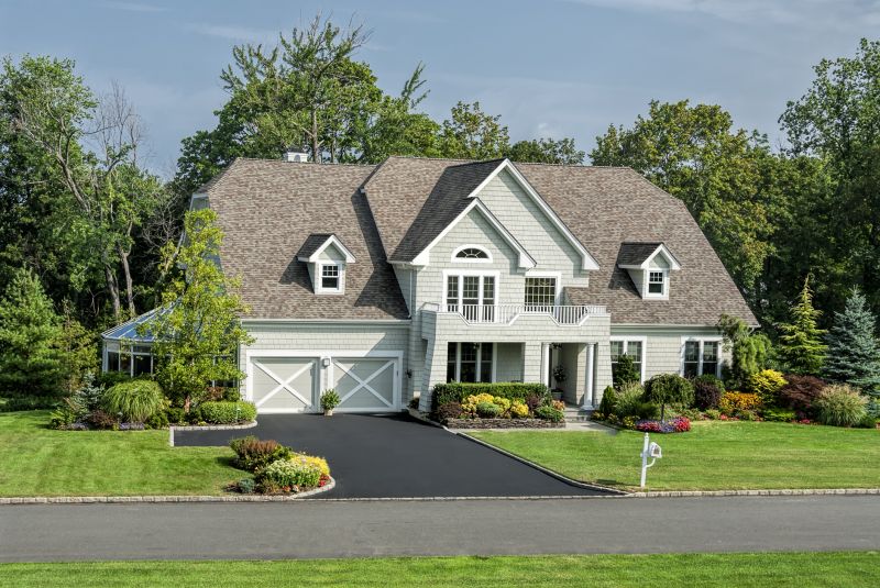 Freshly Paved Asphalt Driveway