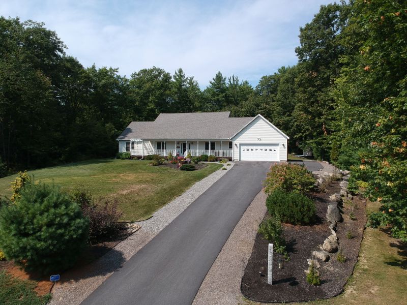 Asphalt Driveway with Proper Edging